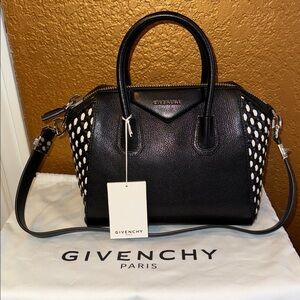 Stunning Givenchy Limited Black and White Weaved Satchel BRAND NEW w Tags & COA